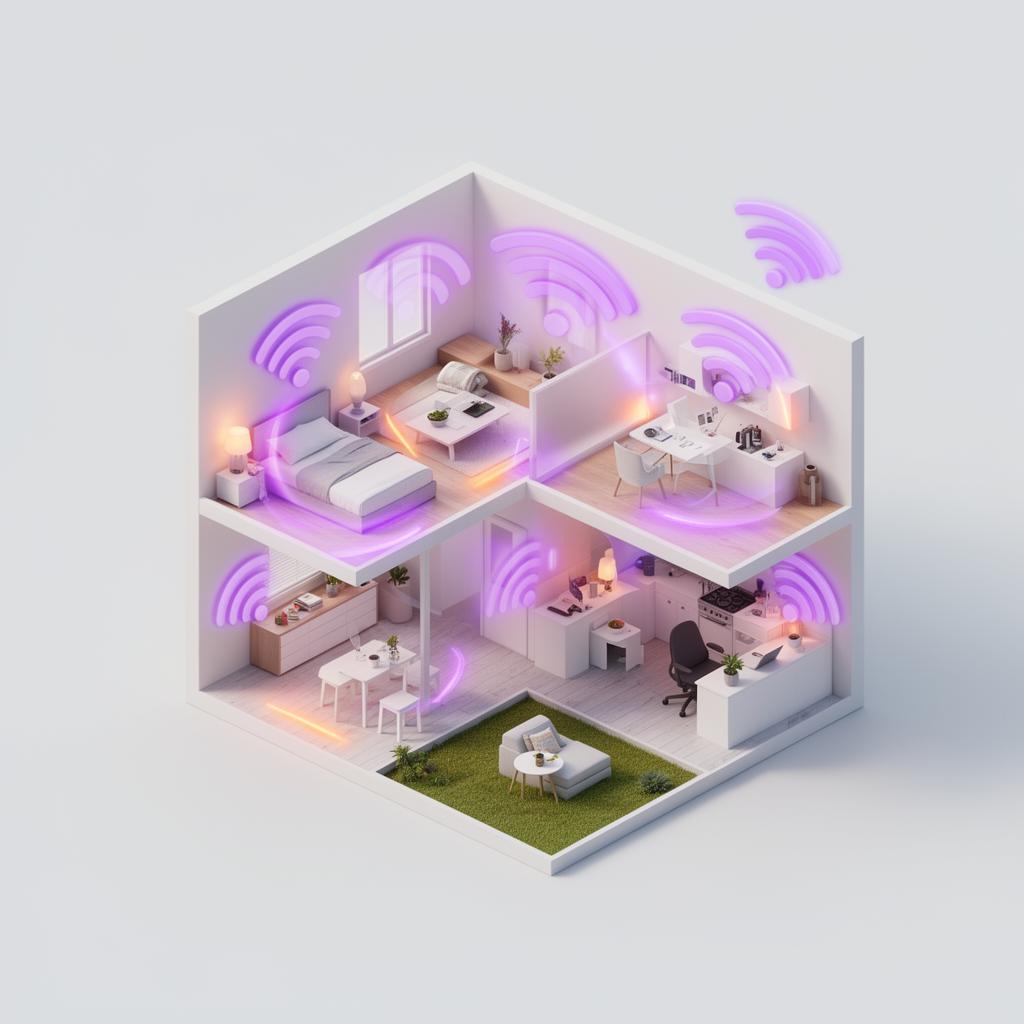 Casa com Wi-Fi em todos os cômodos