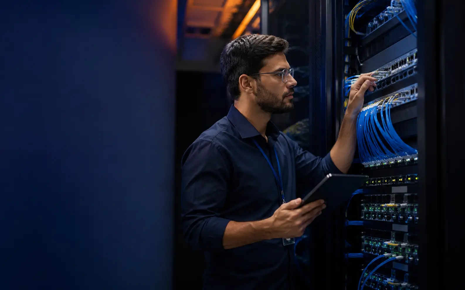 Infraestrutura de fibra para operações empresariais